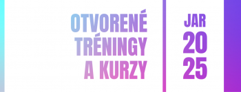 Otvorené tréningy a kurzy v apríli